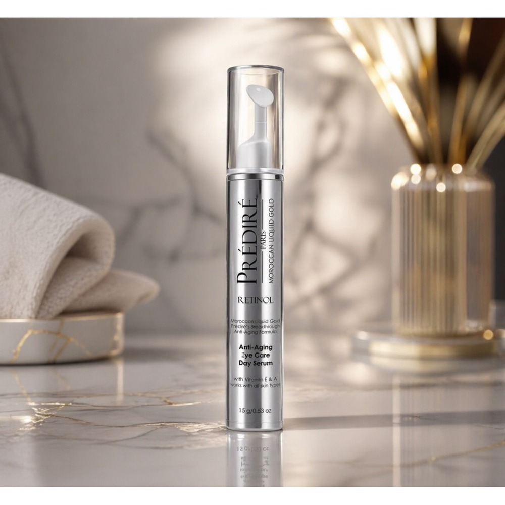 Predire Paris Retinol Anti-Aging Eye Care Day Serum Moroccan Liquid Gold 0.53oz